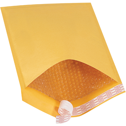 10 <span class='fraction'>1/2</span> x 16" Kraft #5 Self-Seal Bubble Mailers