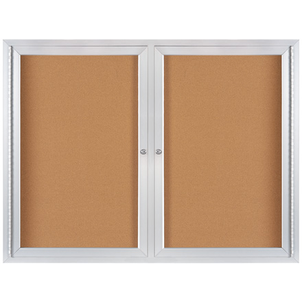 Enclosed Aluminum Frame Cork Boards