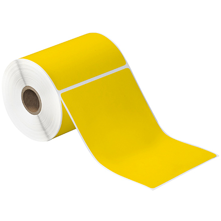 4 x 6" Yellow Desktop Thermal Transfer Labels