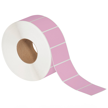 3 x 2" Pink Thermal Transfer Labels